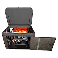 Генератор A-iPower A6000EAX в тихом зимнем кожухе 1200 RAL 8019