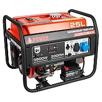 Генератор A-iPower A3500EAX в тихом зимнем кожухе 1200 RAL 7024 + блок автозапуска A-iPower 400 В, 25 А