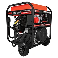 Бензиновый генератор A-iPower A13000TEAX в супертихом зимнем кожухе 1700SS RAL 7035